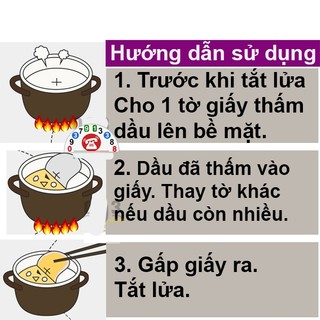 Bộ Giấy Thấm Dầu Giấy Lọc Dầu Thực Phẩm Tốt Cho Sức Khỏe