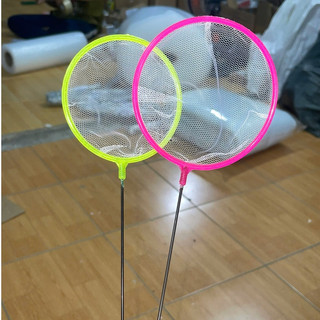 Vợt Bắt Cá Cảnh Mini Thép Bọc Nhựa Chắc Chắn Lưới Dày Hiệu Quả Cao