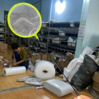 Vợt Bắt Cá Cảnh Mini Thép Bọc Nhựa Chắc Chắn Lưới Dày Hiệu Quả Cao