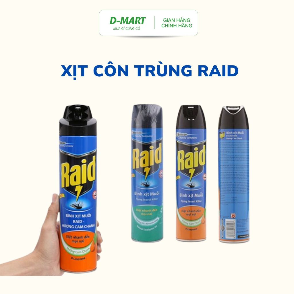 Bình Xịt Côn Trùng Raid