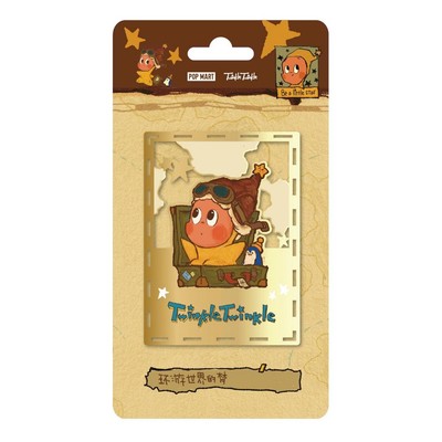 [HÀNG TẶNG KHÔNG BÁN] POP MART TwinkleTwinkle - Twinkle Twinkle Be a Little Star - Metal Bookmark (Globetrotting) Xin Đừ