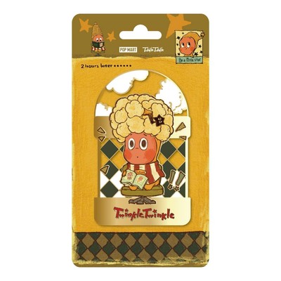 [HÀNG TẶNG KHÔNG BÁN] POP MART TwinkleTwinkle - Twinkle Twinkle Be a Little Star - Metal Bookmark (Haircut) Xin Đừng Đặt