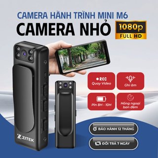 Camera mini cài áo full HD 1080 góc quay 180 độ siêu rộng, quay đem hồng ngoại rõ nét , hỗ ghi âm  kết nối OTG