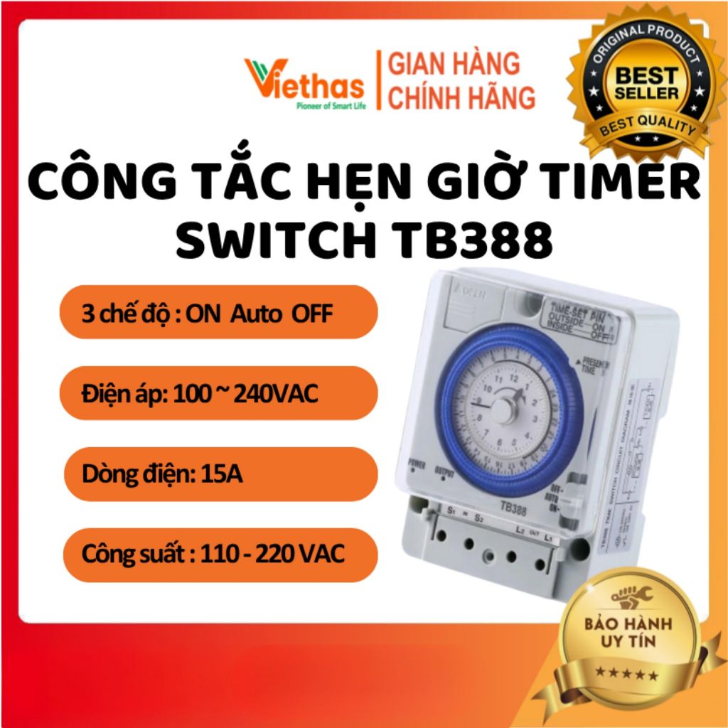  Công tắc hẹn giờ Timer Switch TB388