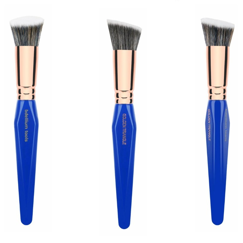 Cọ Tán Nền Xéo Bdellium Tools Golden Triangle Slanted Precision Kabuki B956