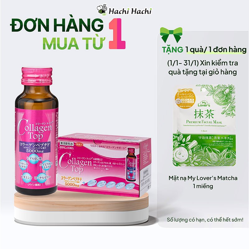 Nước uống Collagen Top SHINNIPPAI Nhật Bản 5000mg