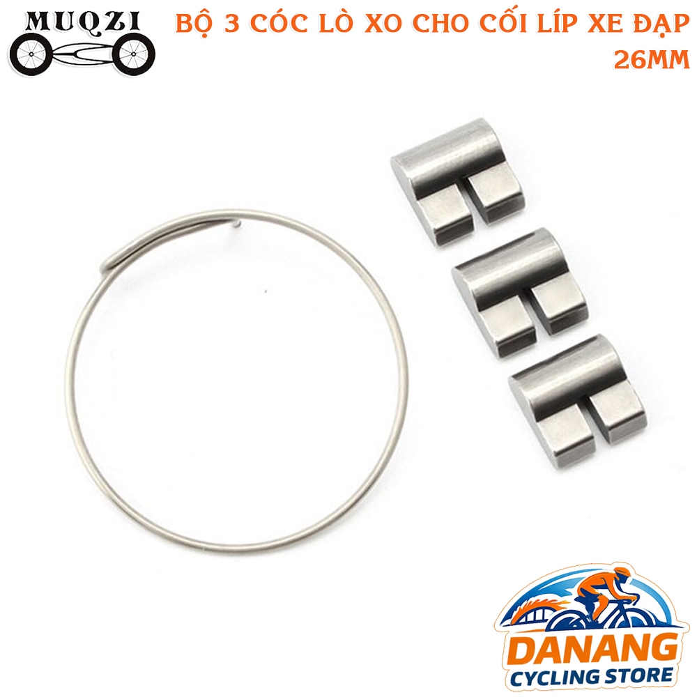 Bộ 3 Cóc (Pawl) + Lò Xo Cho Cối Líp Thả Xe Đạp 26mm MUQZI