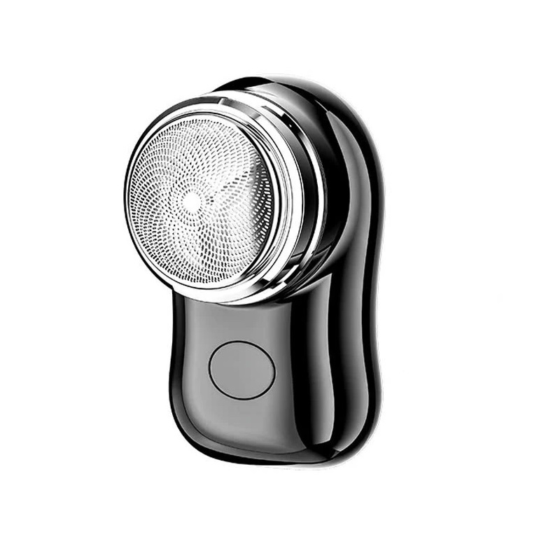 Máy cạo râu mini, nhỏ gọn tiện lợi, có 3 lưới dao cạo sắt bén, kháng nước - l075