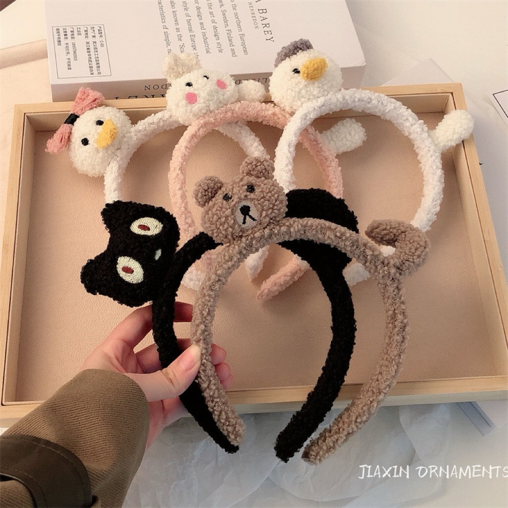 Cài tóc hoạt hình thú cưng dễ thương, băng đô cute cho nữ