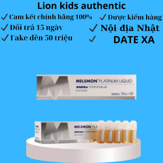 Nhau Thai Ngựa Melsmon Platinum [MẪU MỚI] Nước Uống Nhau Thai Ngựa Nhật Bản Hộp 30 Lọ