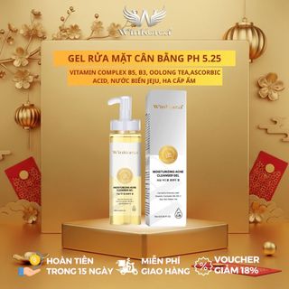 GEL Sửa Rửa Mặt Cân Bằng Độ PH 5.25 Dưỡng Ẩm Hỗ Trợ Ngừa Mụn Cho Mọi Loại Da 100ml WinKorea
