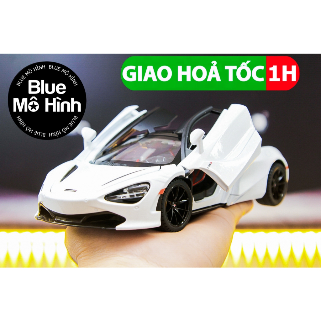 Xe mô hình Mclaren 720S 1:24 Trắng