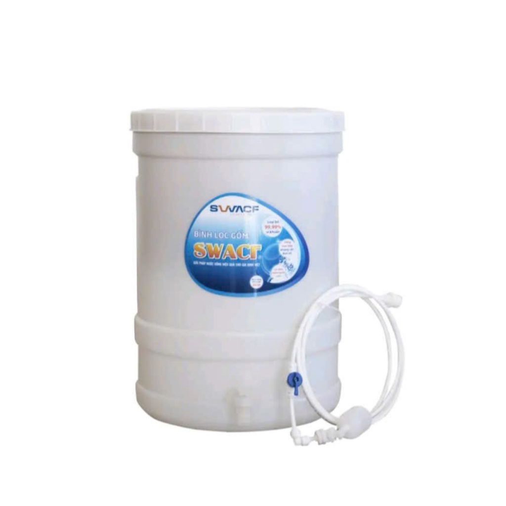 Bình lọc nước SWACF 20 lít (chỉ 60₫ cho 1 lít nước sạch) kèm bộ cấp nước tự động