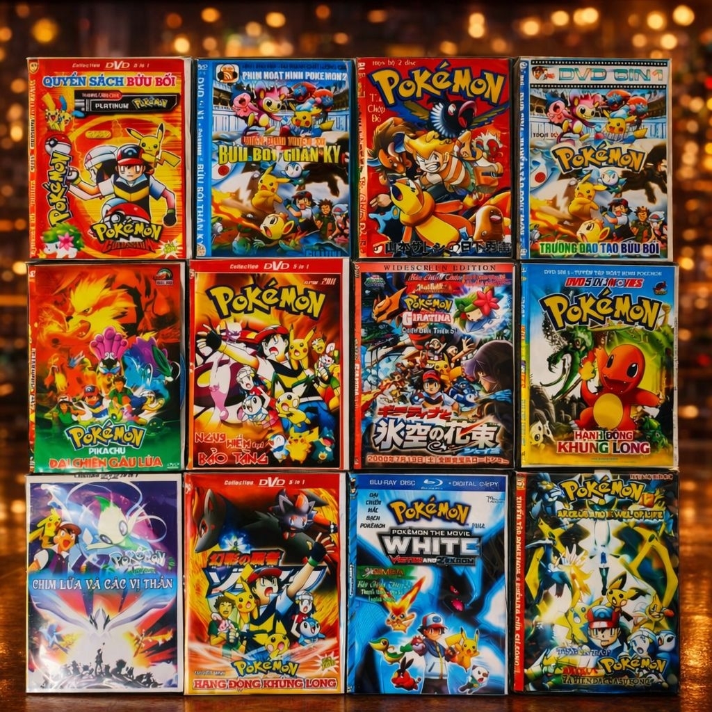 Dvd Phim Hoạt Hình Pokemon