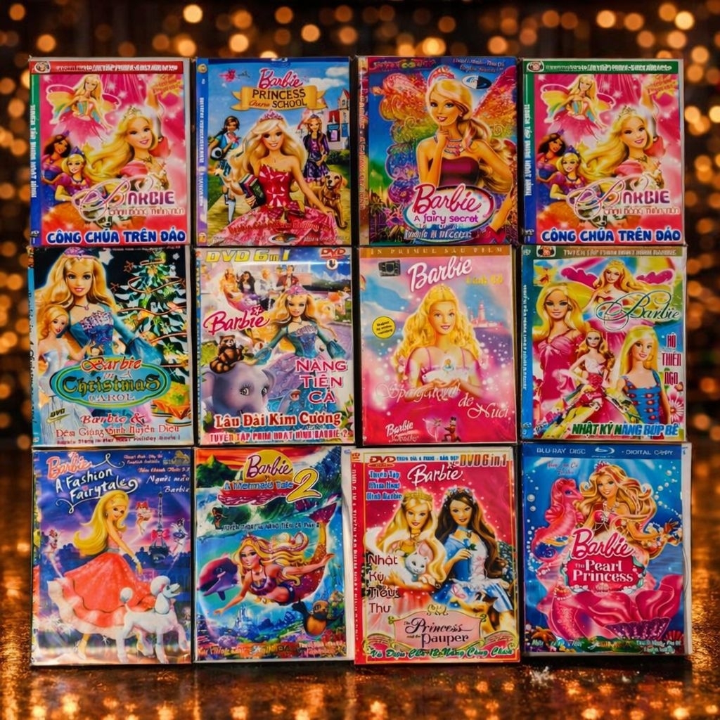 Dvd Phim Hoạt Hình Công Chúa Barbie