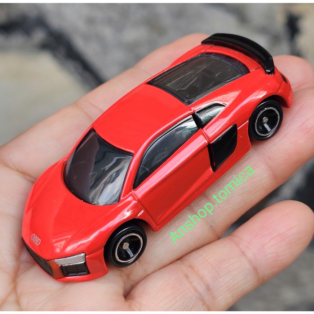 Mô hình xe Audi R8 màu đỏ tomica Nhật Bản (không hộp)
