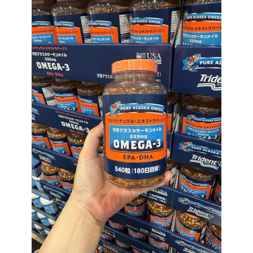 Viên uống dầu cá Omega3 Alaska 540 viên Nhật Bản