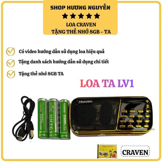 LOA CRAVEN- tặng thẻ nhớ 8GB ( TA LV1)