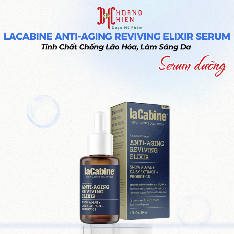 Tinh Chất Chống Lão Hóa, Làm Sáng Da LaCabine Anti-Aging Reviving Elixir Serum