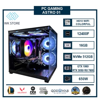 Thùng PC Astro 01 | I5 12400F, 16GB Ram, VGA GTX 1060 / RTX 3050 / RX 7600 (Mới, BH 36T)