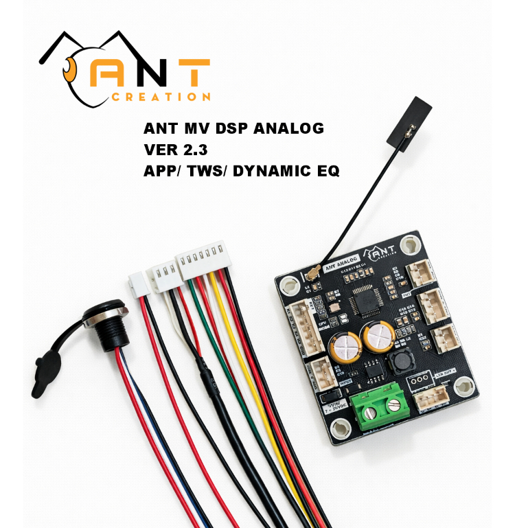 ANT DIY - Mạch Bluetooth DSP MVsilicon 5.0 APP Dynamic EQ/ TWS +  App Hỗ trợ đổi tên/ mật khẩu/ cài 