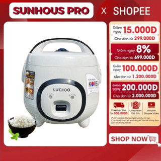 Nồi Cơm Điện  CUCKOO  Dung Tích 1L- 1,2L-1,8L Công Suất 700W Nắp Gài Hình Lợn Lòng Nồi Tráng Men Siêu Chống Dính