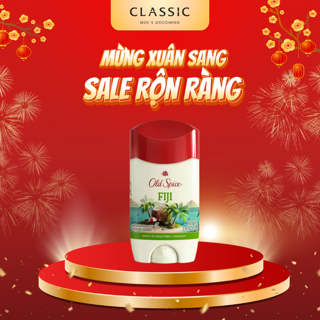 Lăn Khử Mùi Old Spice Fiji Antiperspirant & Deodorant 73g