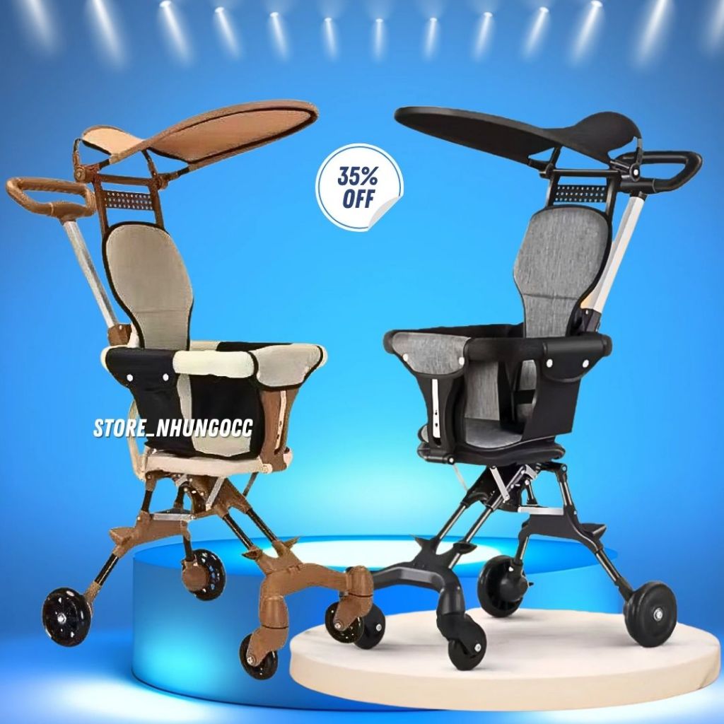 ⭐️[𝑴𝒊𝒆̂̃𝒏 𝑺𝒊́𝒑]Xe Đẩy Gấp Gọn Cho Bé Yêu, Bé Đi Du Lịch Đi Chơi Siêu Gọn Nhẹ-Cao Cấp cho bé.|