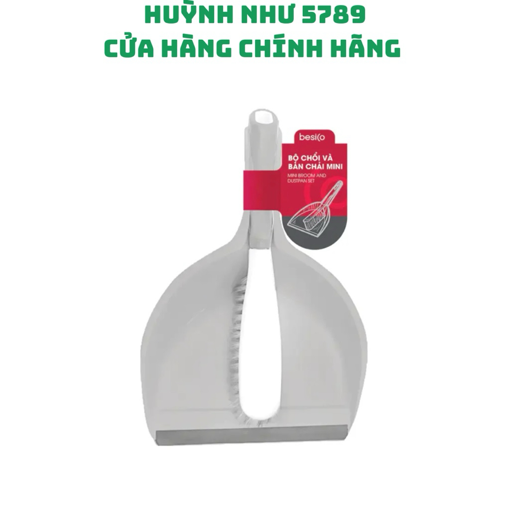 [CHÍNH HÃNG]Ki rác + chổi mini Besico