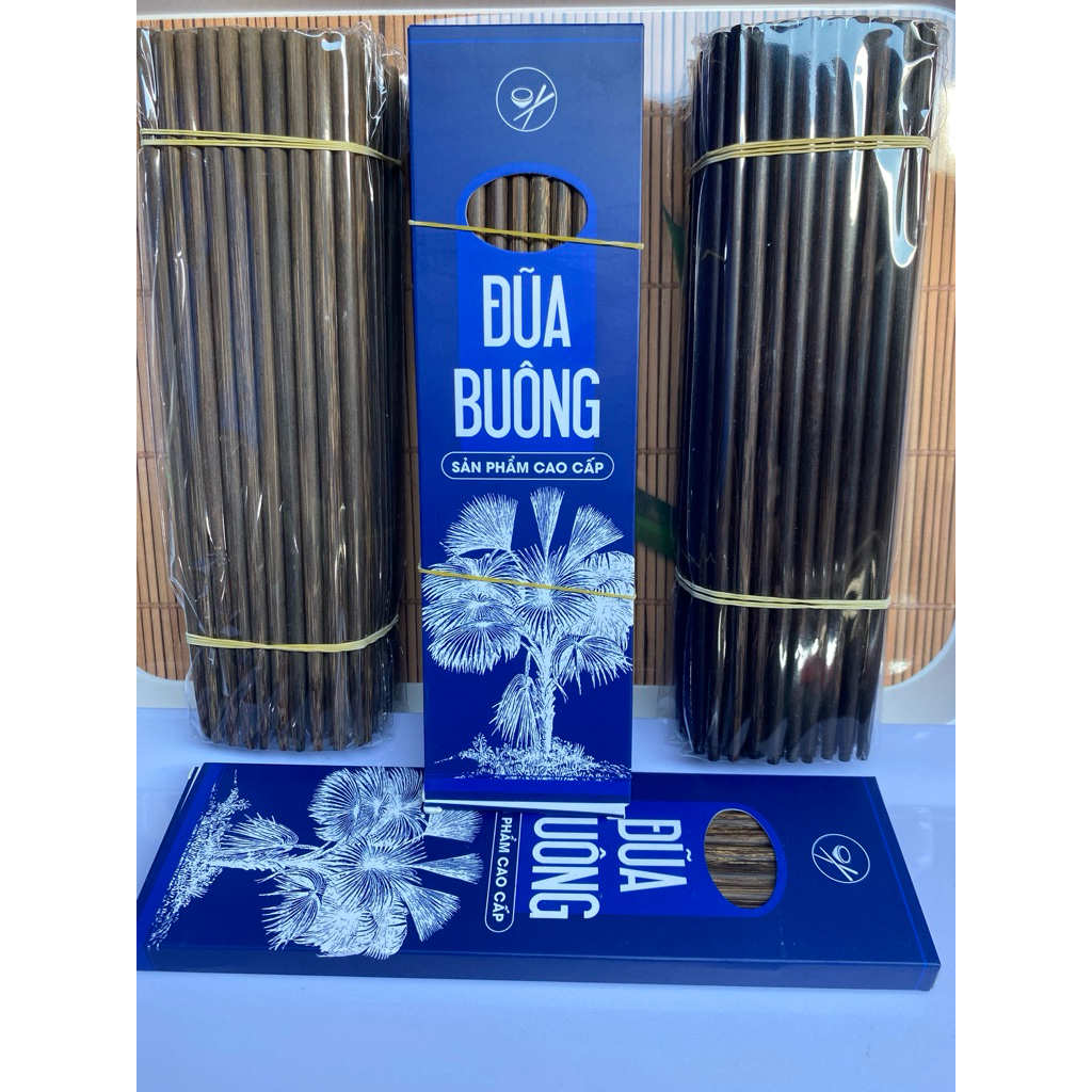Combo (10,50 đôi) đũa sóng lá ( Đũa Buông) , Đũa gổ tự nhiên