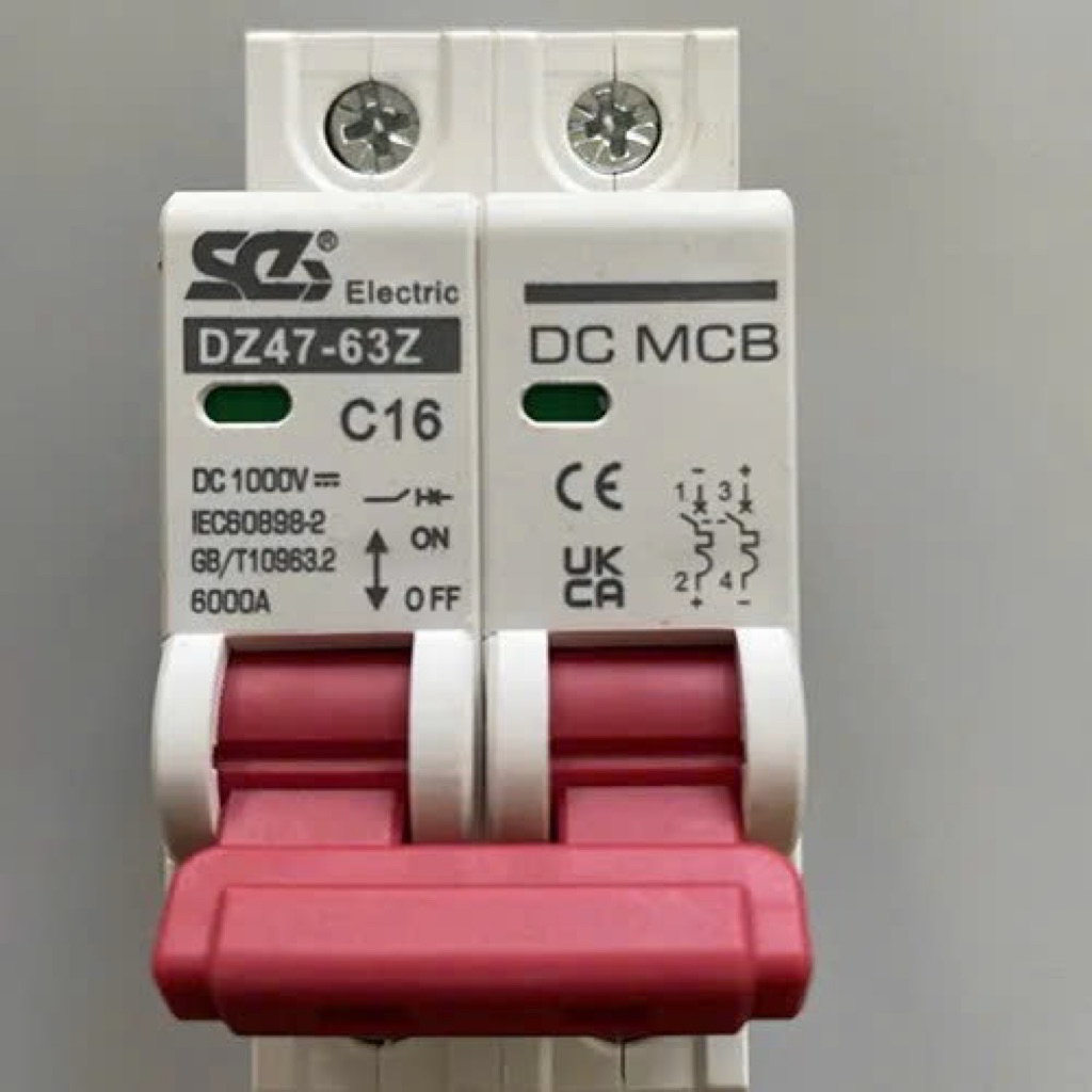 Áp tô mát (Bộ ngắt mạch thu nhỏ DC) SC Electric model DZ47s-63Z
