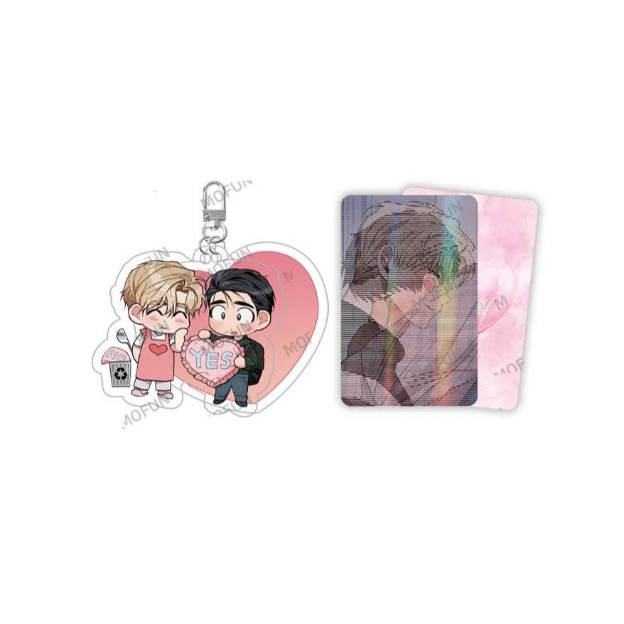 [Dagu Store] [SẴN] Keyring kèm photocard lenti Love Plan