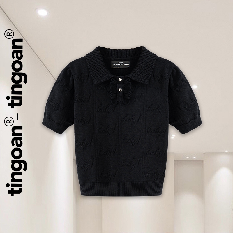 TINGOAN® x KOL - Áo len crop lửng ngắn tay tingoan | BigBuy360 - bigbuy360.vn