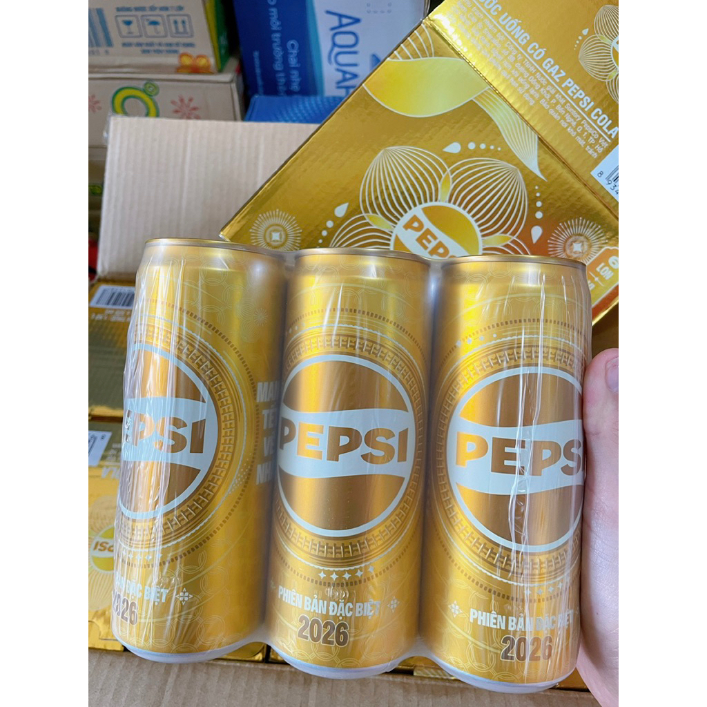 Pepsi bản cao cấp 2026  - lon vàng đặc biệt - Quy cách 1 lốc 6 lon