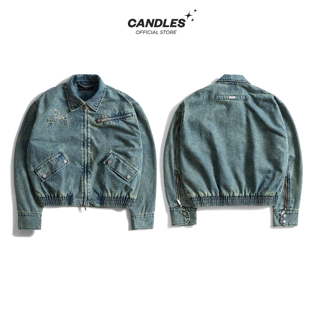 Áo Khoác Denim Candles Compound Detroit Jacket Blue Unisex