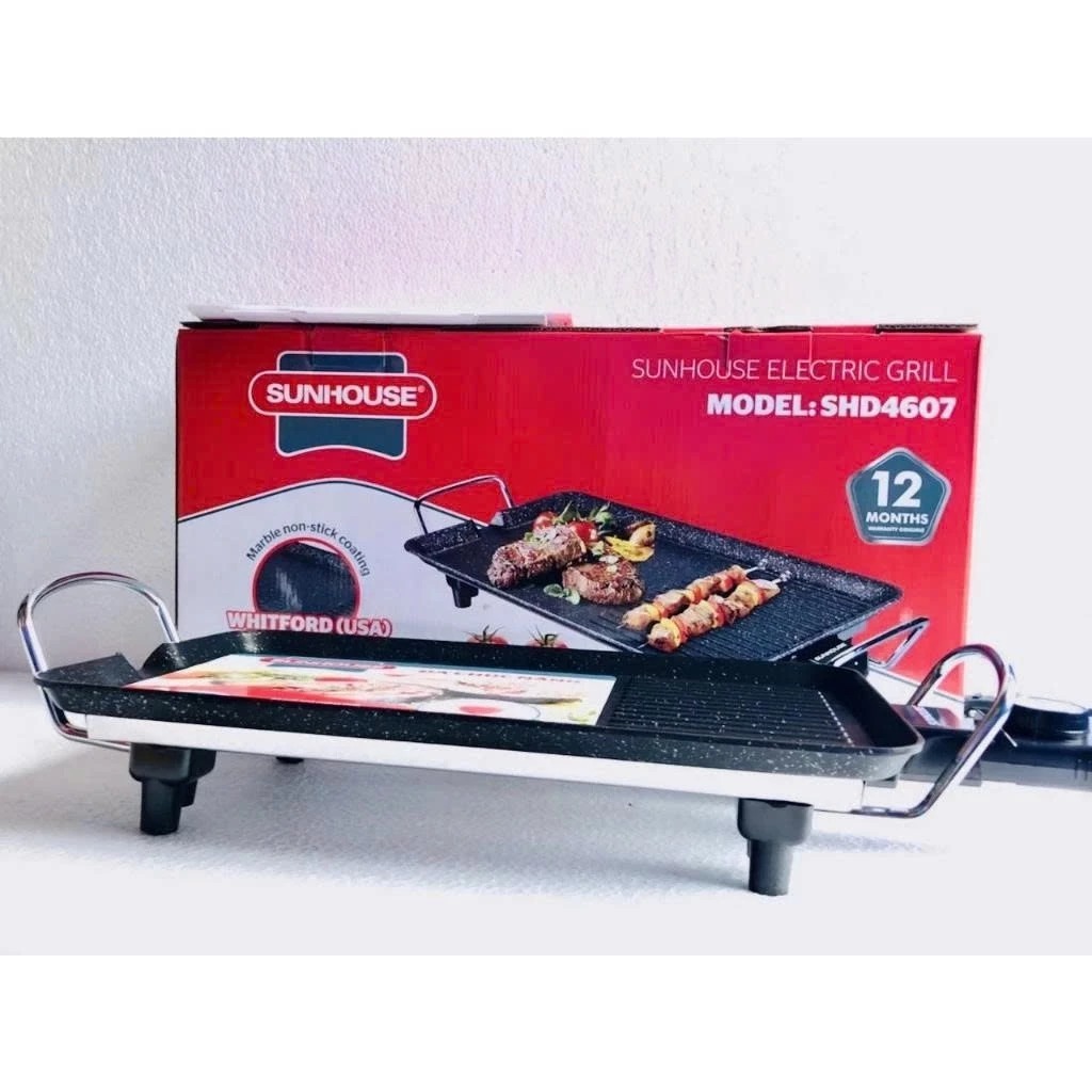 [Top Value]Bếp nướng điện không khói SUNHOUSE 4607 công suất 1500w,chống dính