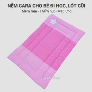 Nệm Cho Bé Đi Học Mẫu Giáo, Bán Trú – Nệm Lót Nôi Điện, Cũi Sơ Sinh Vải Cotton Cara Thoáng Mát Kimhome