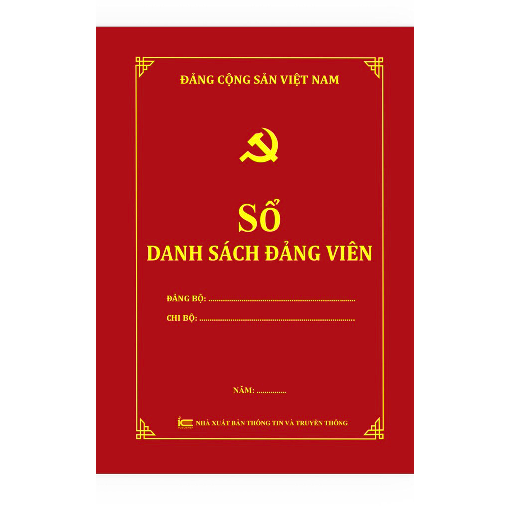 SỔ DANH SÁCH ĐẢNG VIÊN (Mẫu 7-HSĐV)