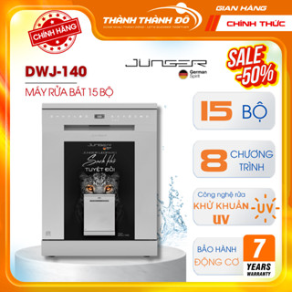 [CHÍNH HÃNG] Máy rửa bát độc lập 15 bộ Junger Leopard DWJ-140 - Tiệt trùng bằng tia UV - Junger Bảo H
