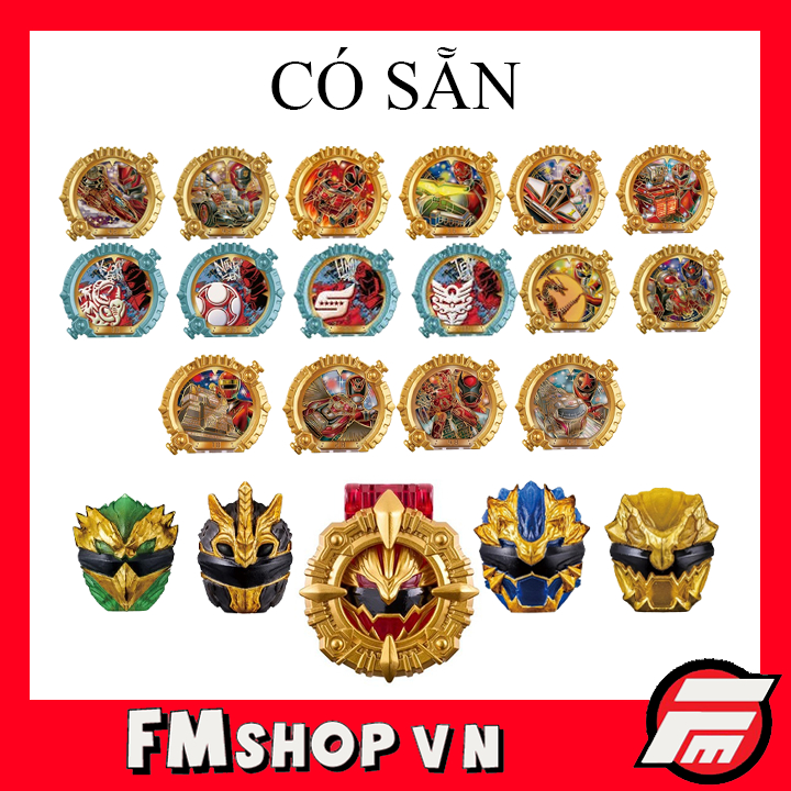 (No Box) Mô Hình Đồ Chơi Gozyuger DX Sentai Ring