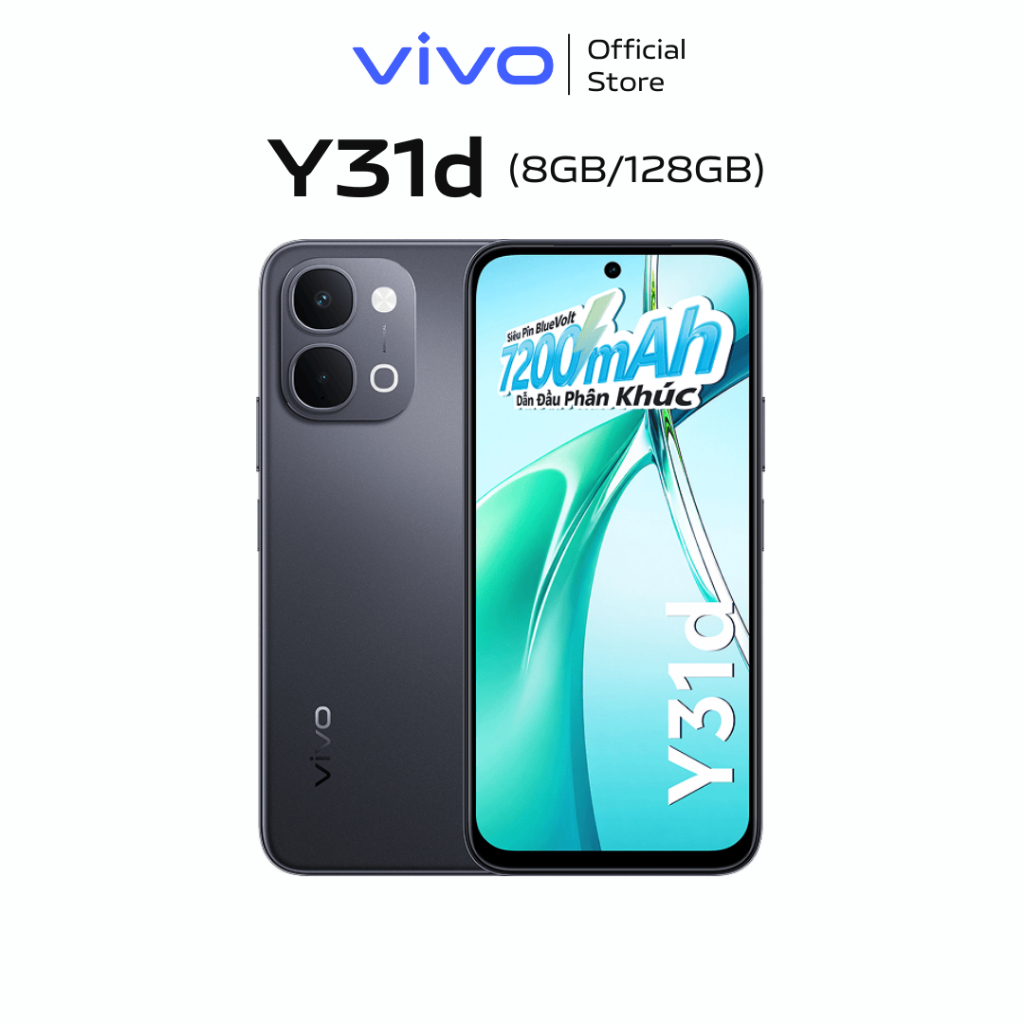 Điện thoại vivo Y31d (6GB/128GB) - Chính hãng - 1 Đổi 1 tháng đầu tiên - Bảo hành 12 tháng