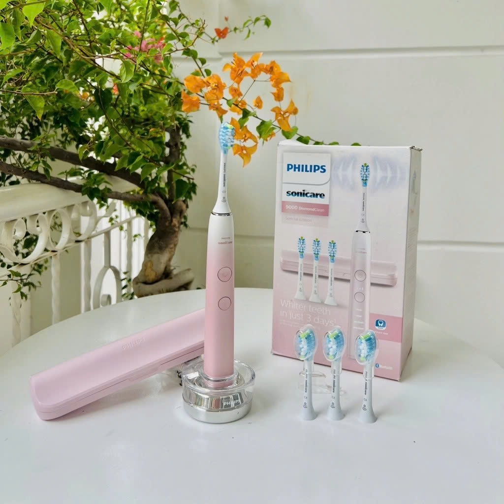 Bàn Chải Điện PHILIPS SONICARE DIAMONDCLEAN 9000 HX9911/79 , Hàng Chính Hãng, Phaletiep