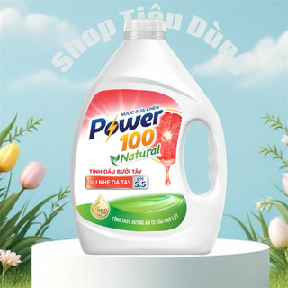 NƯỚC RỬA CHÉN POWER100 TINH DẦU BƯỞI TÂY Can 3Kg