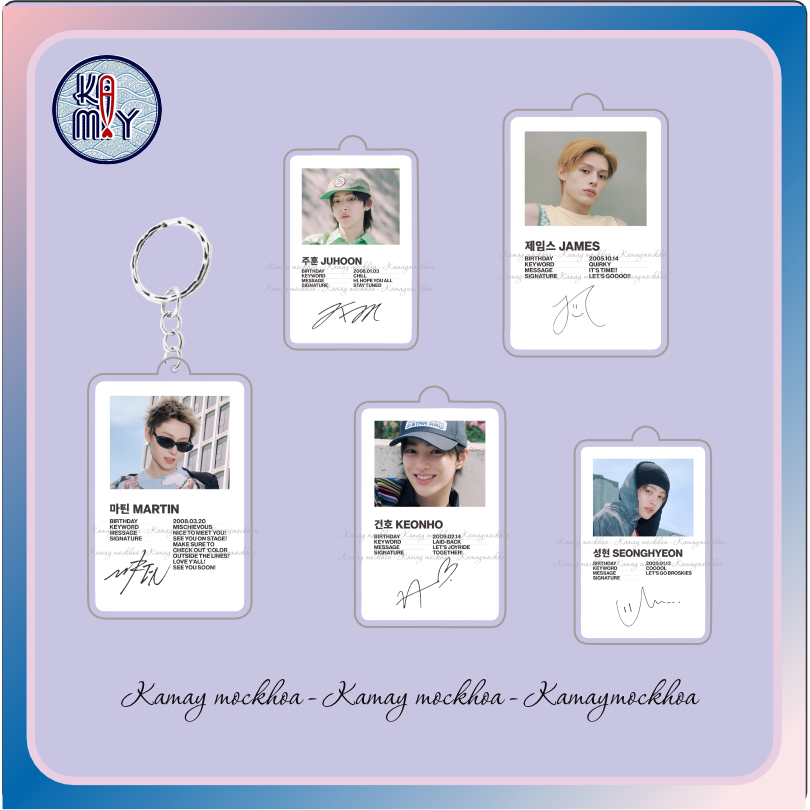 [KEYRING] Móc khoá CORTIS - KAMAY