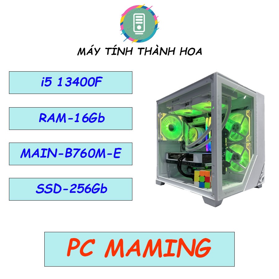 BỘ PC GAMING i5-13400F, RAM 16GB RGB