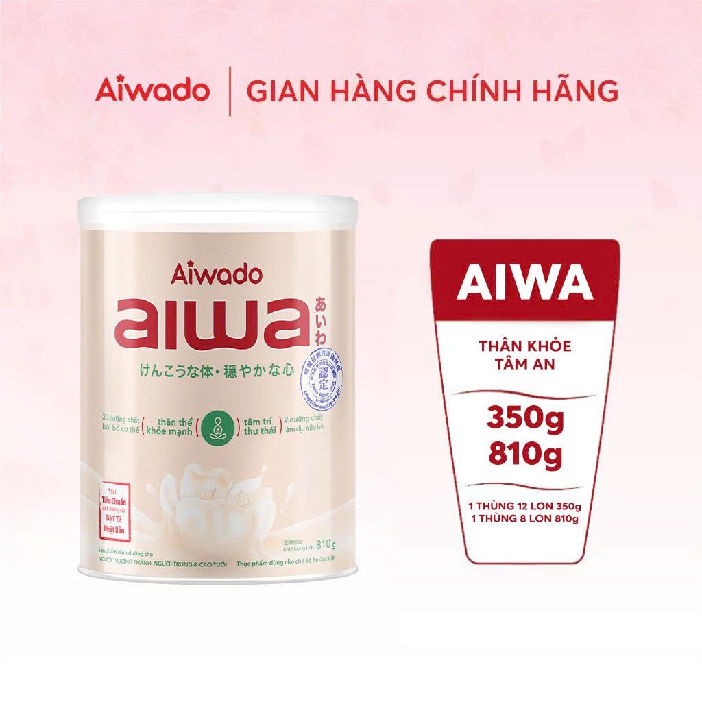 Sữa bột Aiwado Aiwa - Thân Khoẻ Tâm An
