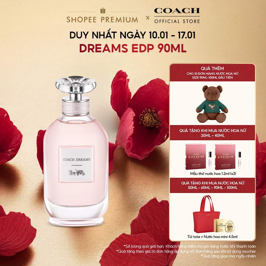 Nước hoa nữ Coach Dreams EDP 90ml