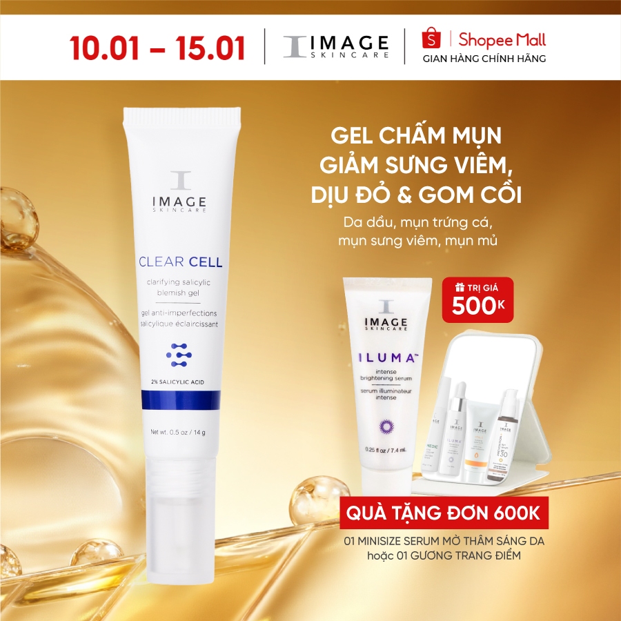Gel chấm mụn IMAGE CLEAR CELL Clarifying Salicylic Blemish Gel - 14g