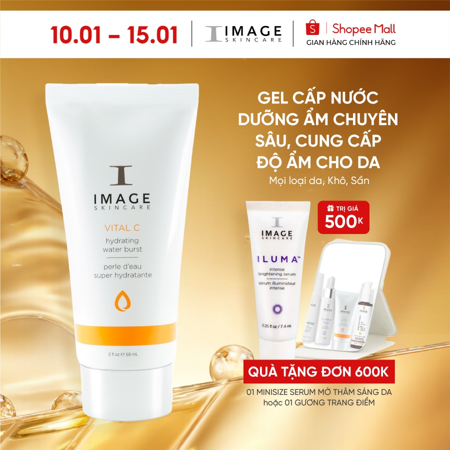 Gel cấp nước sáng da IMAGE Skincare VITAL C Hydrating Water Burst 59ml