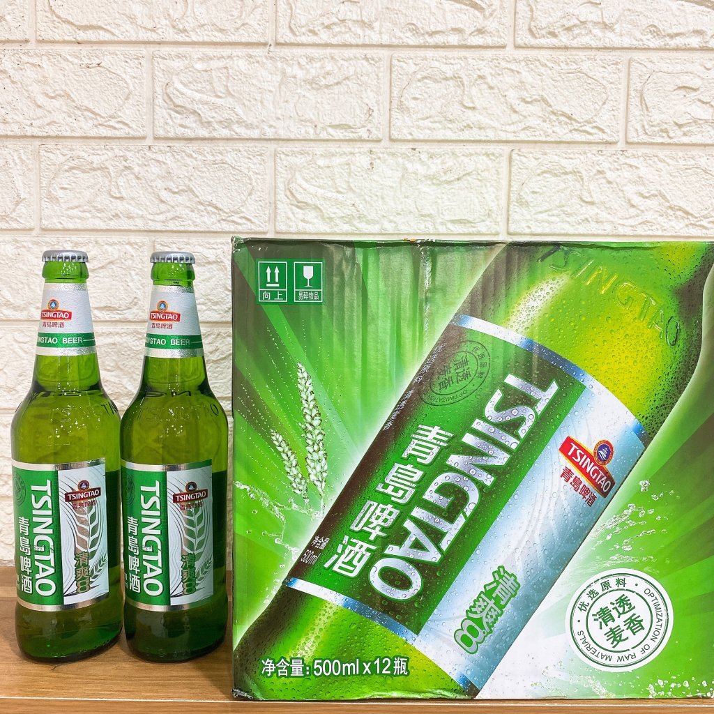 [HỎA TỐC HÀ NỘI] 1 Thùng 12 Chai 500ml Bia Tsingtao (Thanh Đảo)